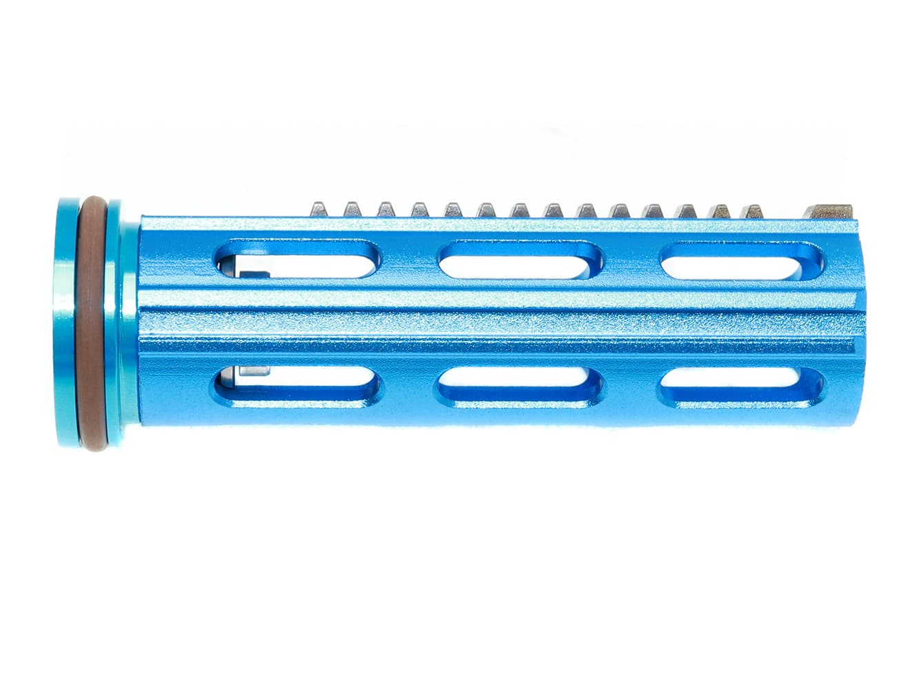 ZC LEOPARD AEG アルミニウム 強化ピストン 14T + アルミCNC ピストンヘッド w/ベアリング [CNC フル / CNC ハーフ / MIM フル / MIM ハーフ]