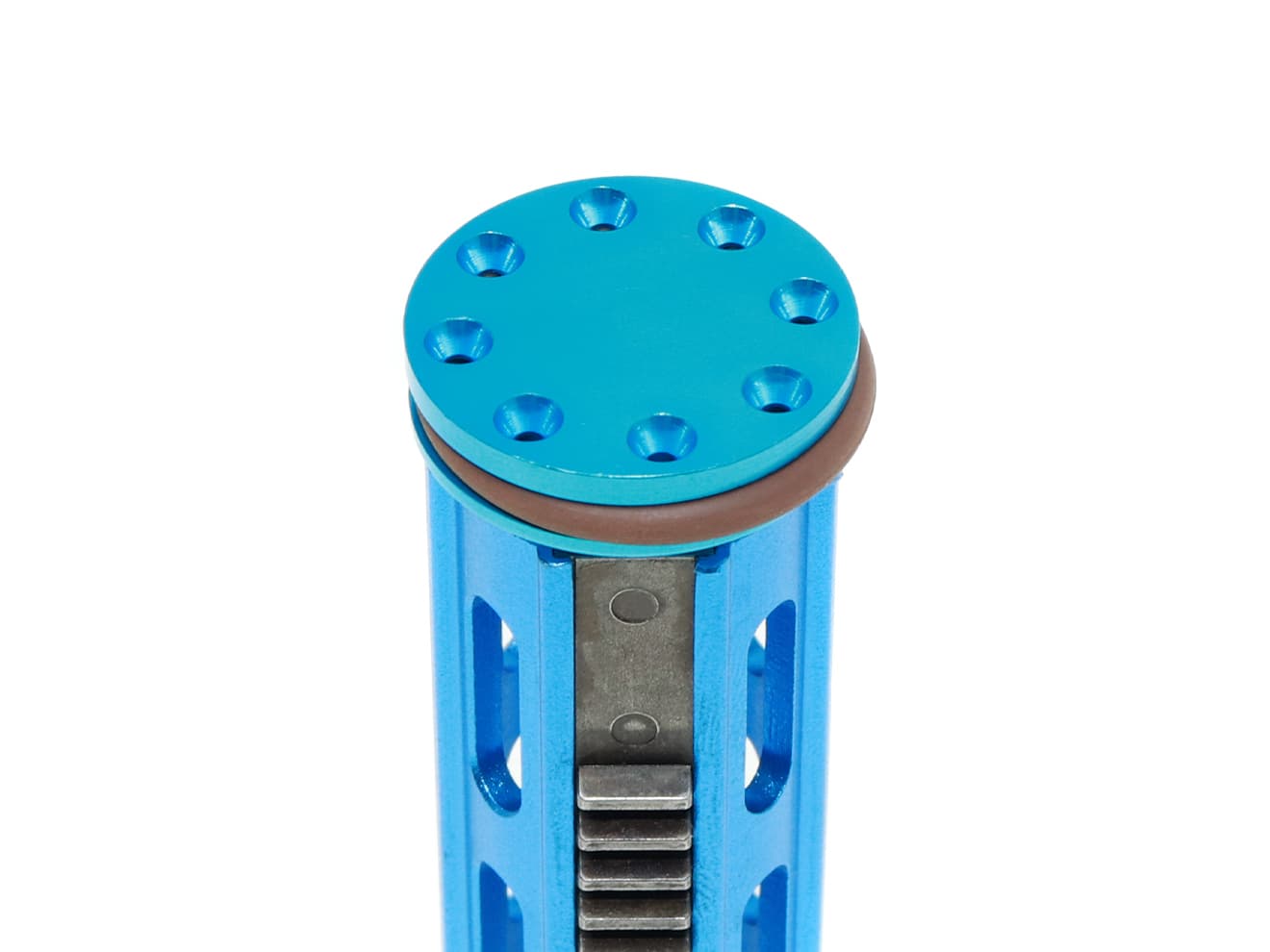 ZC LEOPARD AEG アルミニウム 強化ピストン 14T + アルミCNC ピストンヘッド w/ベアリング [CNC フル / CNC ハーフ / MIM フル / MIM ハーフ]