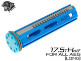 ZC LEOPARD AEG アルミニウム 強化ロングピストン 17.5T + アルミCNC ピストンヘッド w / ベアリング [歯幅：フル / ハーフ]