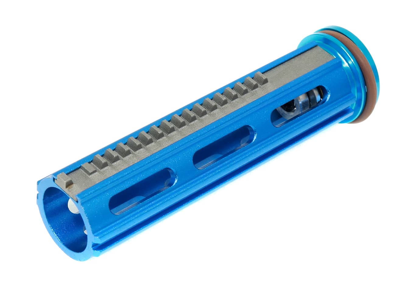 ZC LEOPARD AEG アルミニウム 強化ロングピストン 17.5T + アルミCNC ピストンヘッド w / ベアリング [歯幅：フル / ハーフ]