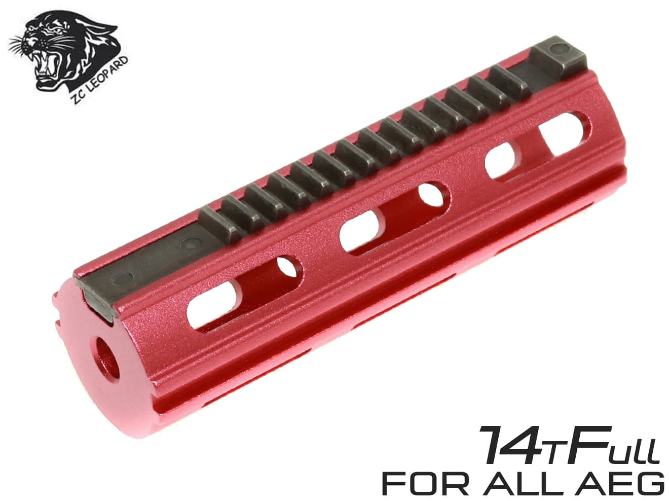 ZC LEOPARD AEG アルミニウム 強化ピストン 14T [CNC フル / CNC ハーフ / MIM フル / MIM ハーフ]