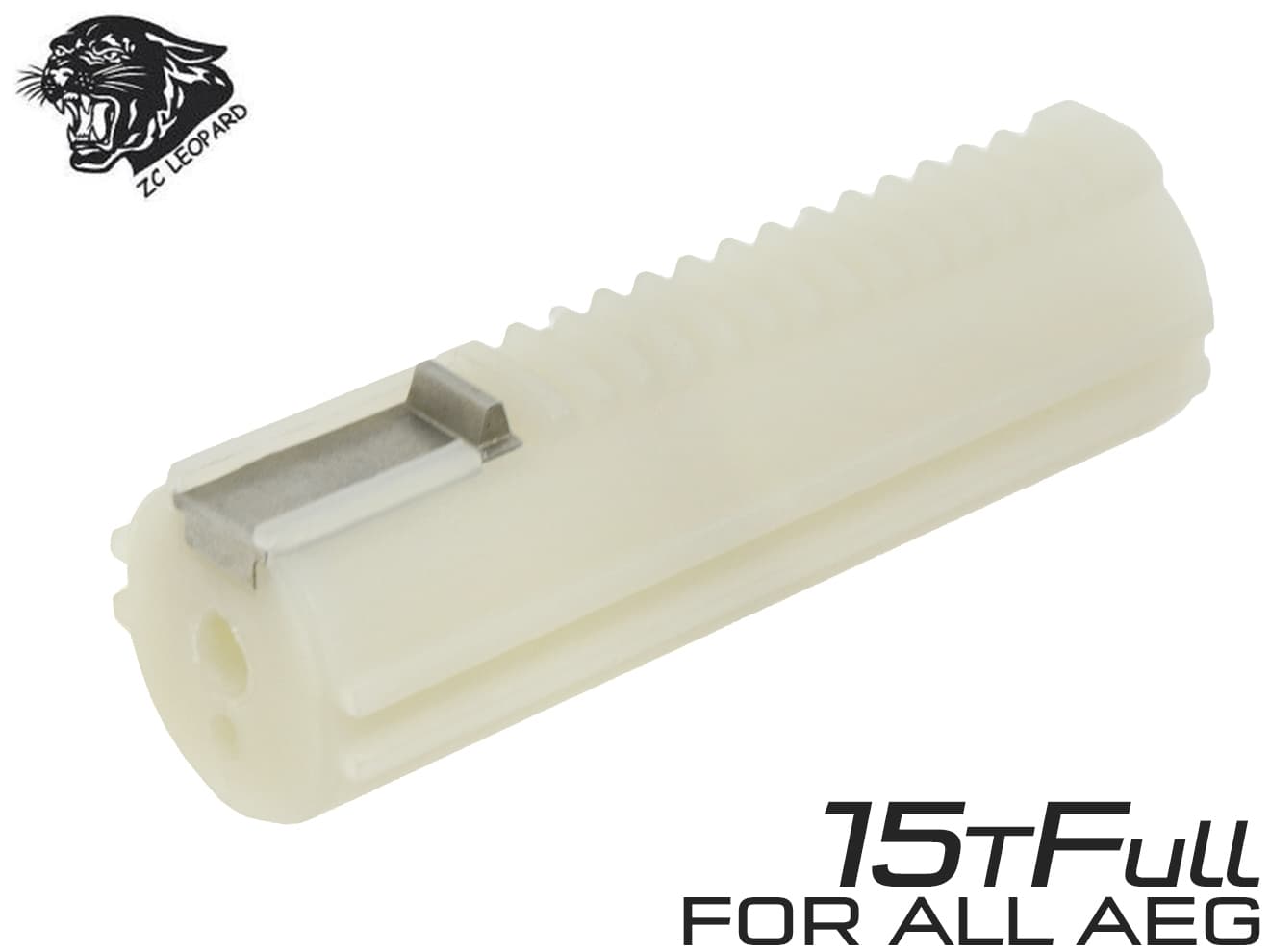 ZC LEOPARD AEG ナイロンファイバー ピストン フルティース (15T) [ラック材質：MIM / CNC]