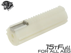 ZC LEOPARD AEG ナイロンファイバー ピストン フルティース (15T) [ラック材質：MIM / CNC]