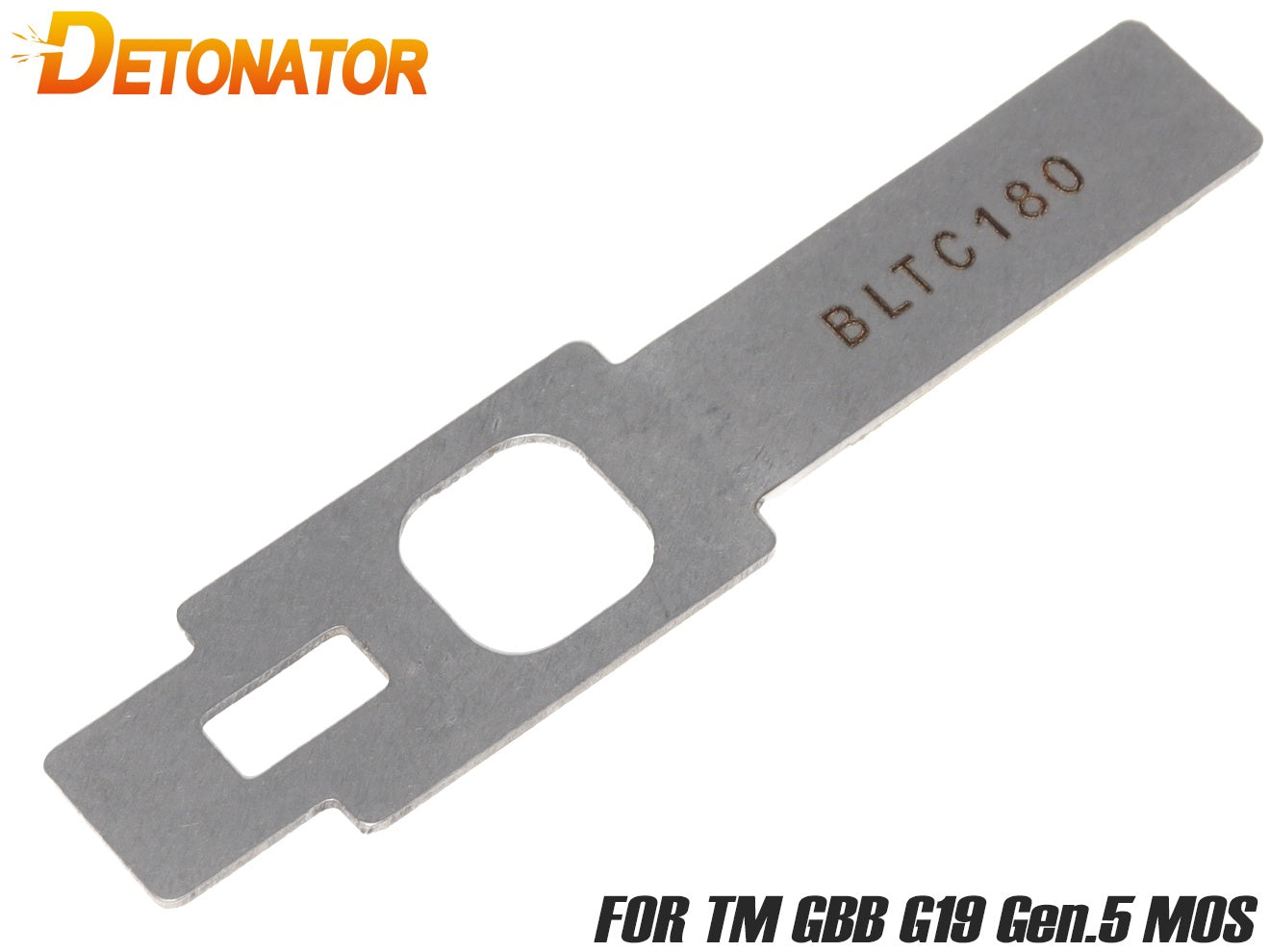 DETONATOR ステンレス シリアルナンバープレート [TM GBB G19 Gen5用]