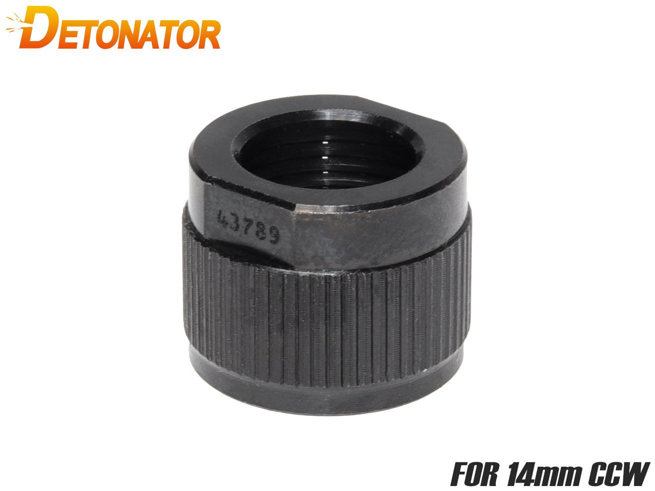 DETONATOR GLOCK Factory #43789(新型)タイプ スチール ネジカバー 14mm逆ネジ