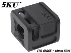 5KU ARCタイプ アルミCNC コンペンセイター for 14mm逆ネジ(GLOCK) [タイプ：SPARC V1 9mm / SPARC-M V1 / SPARC-S]