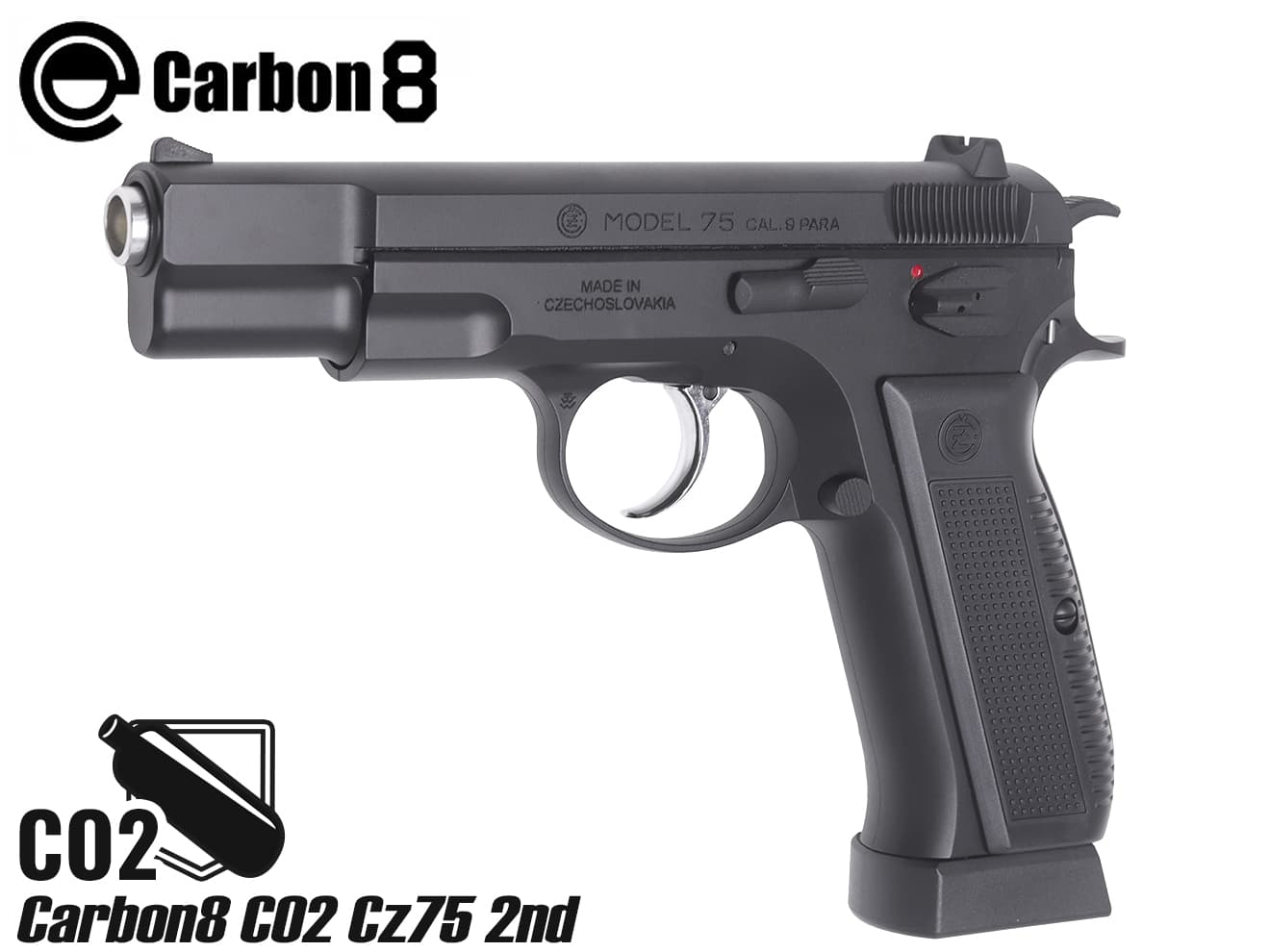 Carbon8 CO2 ガスブローバック Cz75 2nd バージョン | ミリタリーベース – ミリタリーベース - MILITARY BASE -