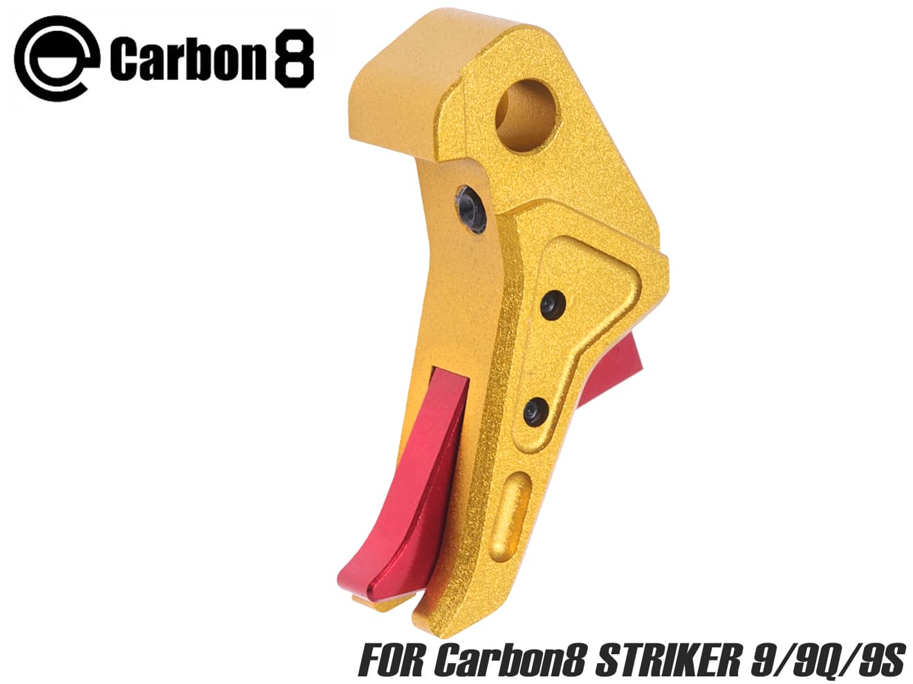 Carbon8 アルミCNC アジャスタブル カスタムトリガー for STRIKER-9/9Q/9S [カラー：ガンメタル / イエロー] |  ミリタリーベース – ミリタリーベース - MILITARY BASE -