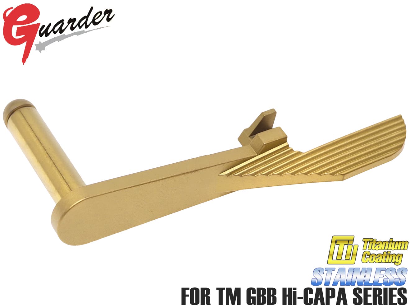 GUARDER スライドストップ Gold Matchスタイル Hi-CAPAシリーズ[素材：スチール / ステンレス] [カラー：ブラック / シルバー / TiN ゴールド]