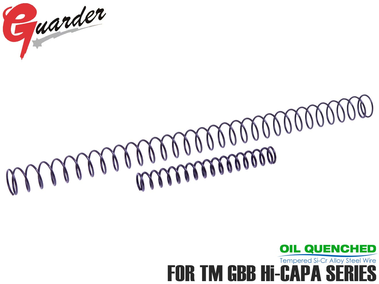 GUARDER 150% 強化リコイル/ハンマー スプリング(シリコクロム鋼) for Hi-CAPAシリーズ