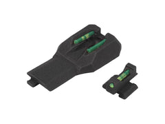 DCI Guns 集光サイト iM 前後セット [対応：TM GLOCK系 / AEG G18C / Hi-CAPA D.O.R / Hi-CAPA 5.1 / Hi-CAPA E / Hi-CAPA 4.3 / DE.50AE / M&P9L / M&P9 / Carbon8 M45CQP]