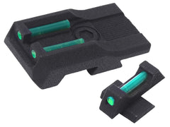 DCI Guns 集光サイト iM 前後セット [対応：TM GLOCK系 / AEG G18C / Hi-CAPA D.O.R / Hi-CAPA 5.1 / Hi-CAPA E / Hi-CAPA 4.3 / DE.50AE / M&P9L / M&P9 / Carbon8 M45CQP]