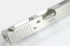 GUARDER A7075CNC アルミ削り出しスライド 東京マルイ GLOCK G18C用 [ブラック/シルバー]【レターパック可】