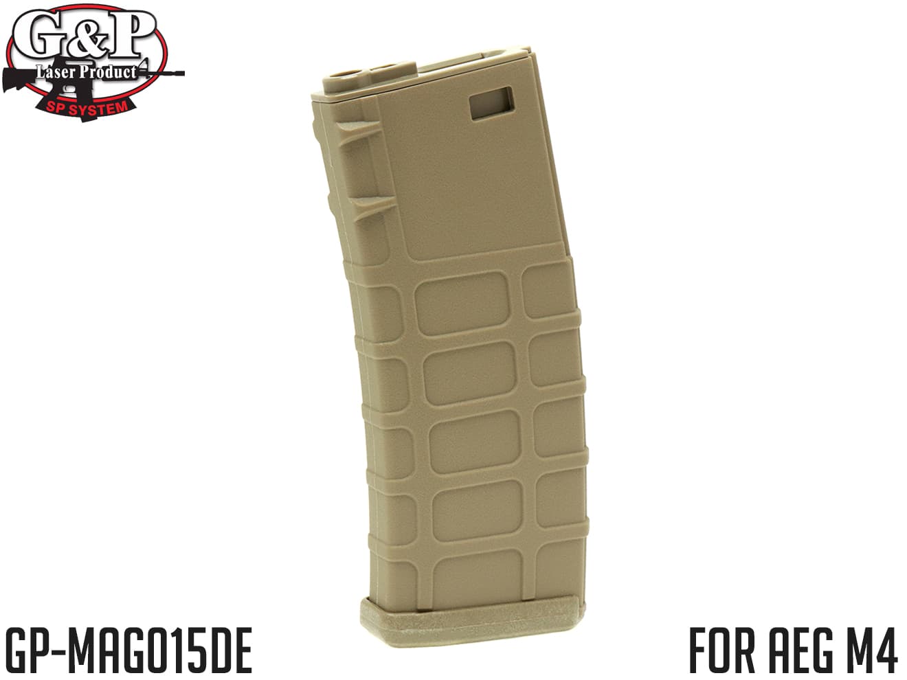 G&P GMAG 340Rds マガジン AEG M4[カラー：・1本 / 10本][本数：BK / FDE]