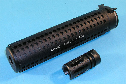 G&P M4 QD サイレンサー w/スチールハイダー 14mm逆ネジ対応
