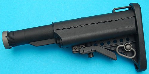 G&P AEG Mod バットストック CNC 5ポジションバッファチューブ付 東京マルイ スタンダード電動 M4 M16シリーズ対応 [ブラック / サンド]