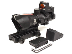 MILITARY-BASE(ミリタリーベース)RCO 4×32 自動調光 イルミネートスコープ ミニドットサイト付 [レティクル：グリーン / レッド]