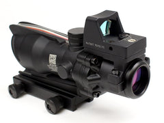 MILITARY-BASE(ミリタリーベース)RCO 4×32 自動調光 イルミネートスコープ ミニドットサイト付 [レティクル：グリーン / レッド]