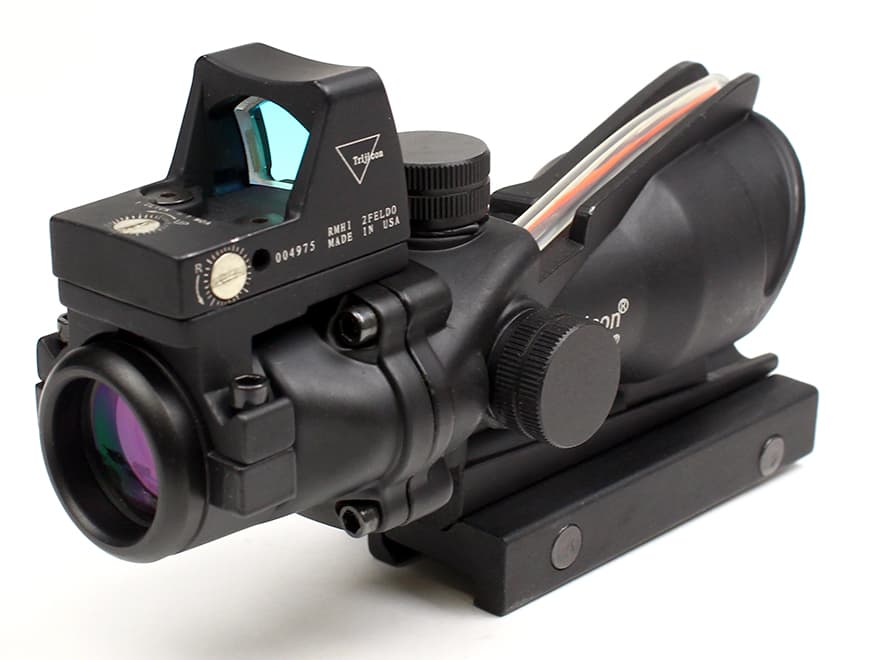 MILITARY-BASE(ミリタリーベース)RCO 4×32 自動調光 イルミネートスコープ ミニドットサイト付 [レティクル：グリーン / レッド]