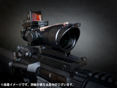MILITARY-BASE(ミリタリーベース)RCO 4×32 自動調光 イルミネートスコープ ミニドットサイト付 [レティクル：グリーン / レッド]