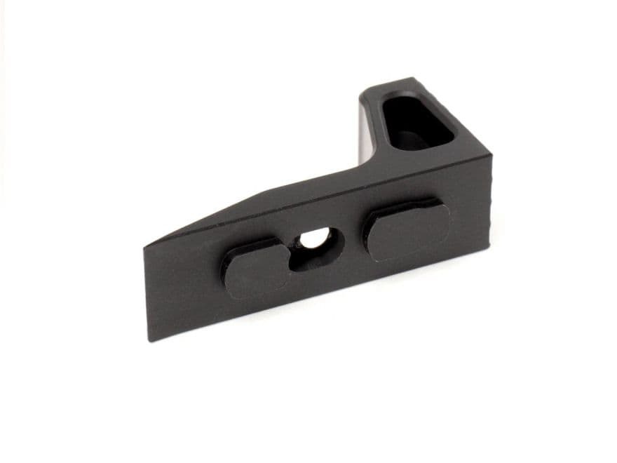 MILITARY BASE SLR タイプ CNC バリケード ハンドストップ Mod1  [カラー：BK / RED] [適合：M-LOK / KeyMod]