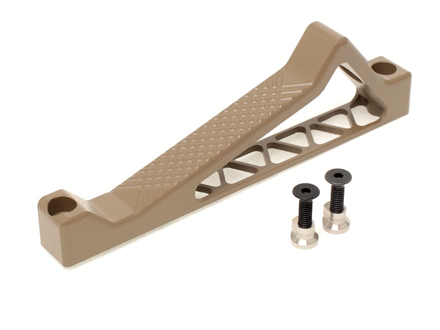 MILITARY BASE SP K20 タイプ CNC アングルグリップ [カラー：BK / DE / RED] [適合：M-LOK / KeyMod]