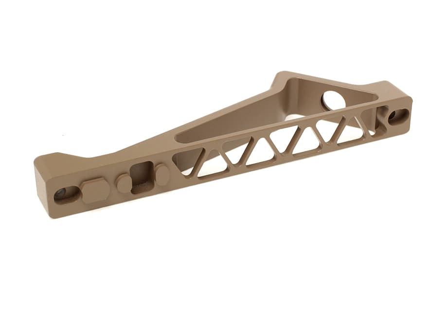 MILITARY BASE SP K20 タイプ CNC アングルグリップ [カラー：BK / DE / RED] [適合：M-LOK / KeyMod]