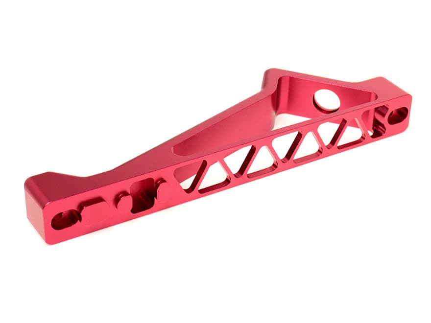 MILITARY BASE SP K20 タイプ CNC アングルグリップ [カラー：BK / DE / RED] [適合：M-LOK / KeyMod]