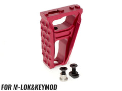 MILITARY BASE RSAC CNC スケルトン フォアグリップ KeyMod & M-LOK [カラー：BK / DE / RED / SV]