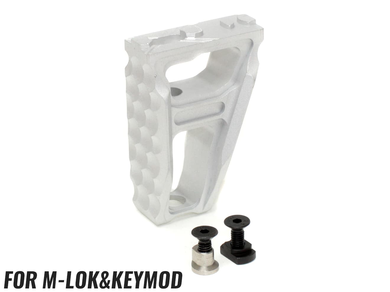 MILITARY BASE RSAC CNC スケルトン フォアグリップ KeyMod & M-LOK [カラー：BK / DE / RED / SV]