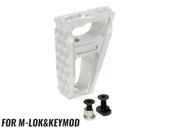 MILITARY BASE RSAC CNC スケルトン フォアグリップ KeyMod & M-LOK [カラー：BK / DE / RED / SV]