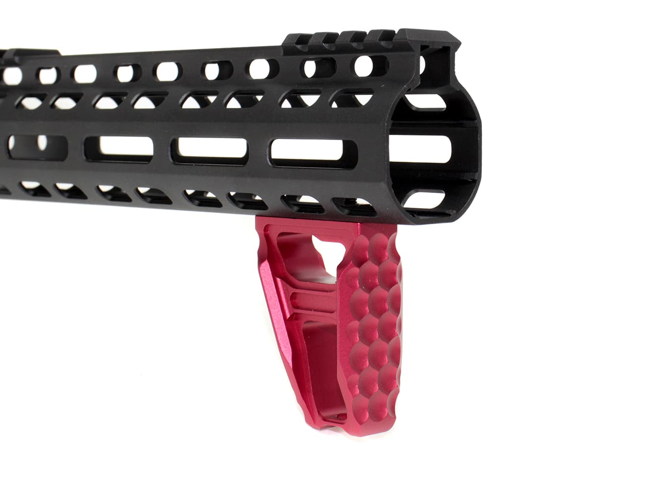 MILITARY BASE RSAC CNC スケルトン フォアグリップ KeyMod & M-LOK [カラー：BK / DE / RED / SV]