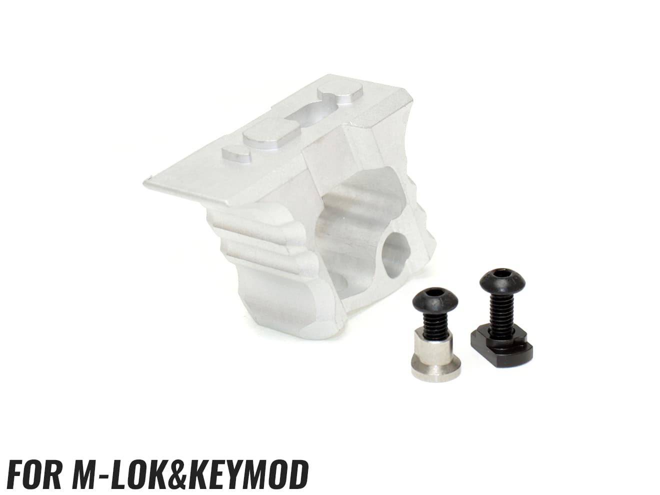 MILITARY BASE TD CNC HALO ハンドストップ KeyMod & M-LOK [カラー：BK / DE / SV]