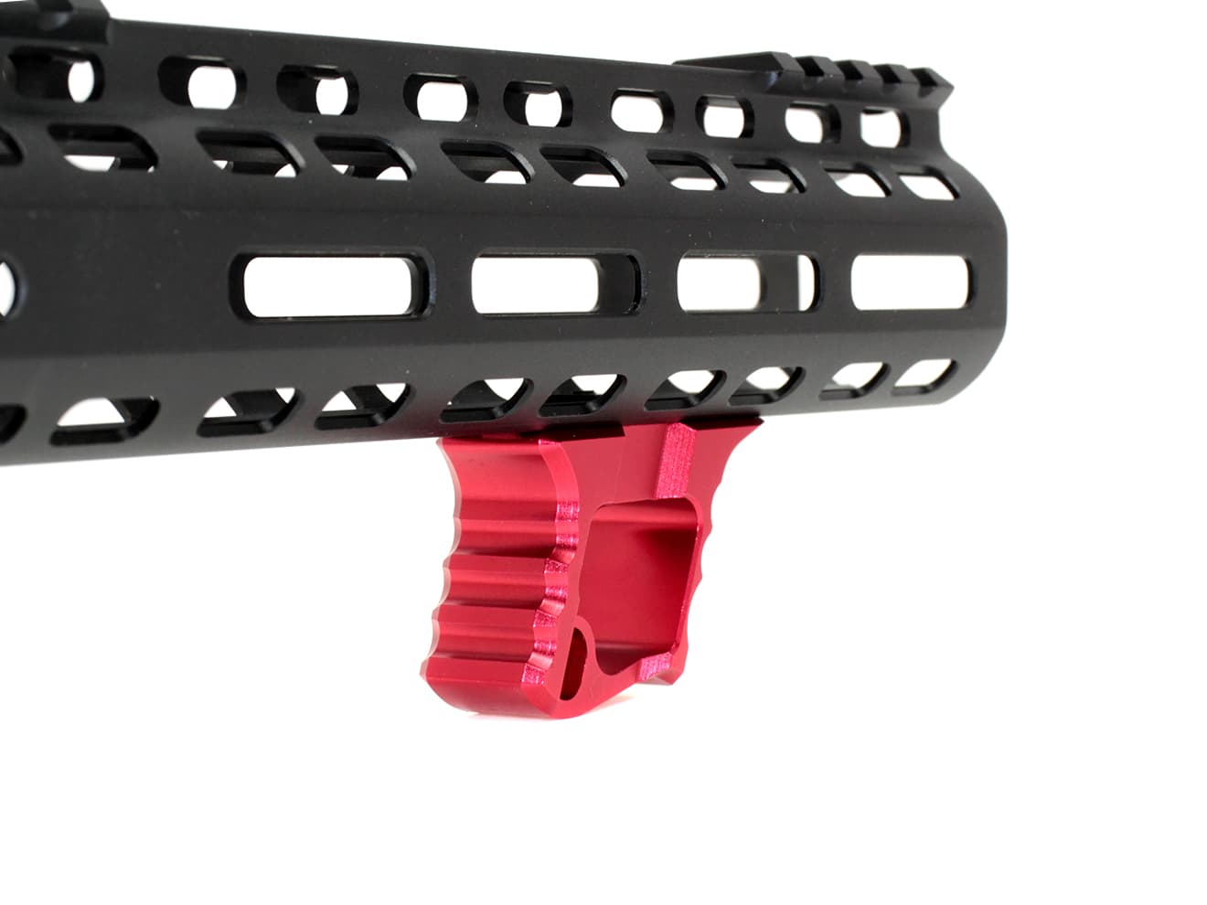 MILITARY BASE TD CNC HALO ハンドストップ KeyMod & M-LOK [カラー：BK / DE / SV]