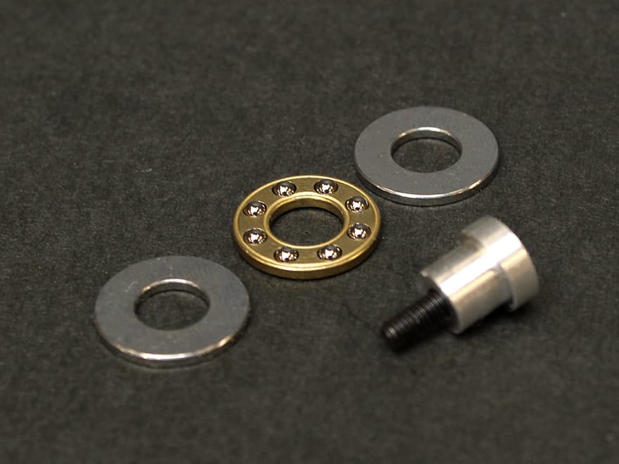 DEEP FIRE アルミ ピストンヘッド [仕様：Oリング  / スーパーOリング][ベアリング：あり / なし]