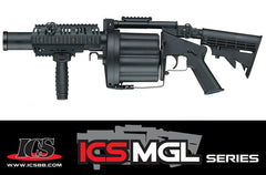 ICS MGL グレネードランチャー ロング メタルRAS BK