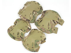 MILITARY-BASE(ミリタリーベース)エルボー&ニーパッドセット [カラー：BK / MC / OD / ACU]