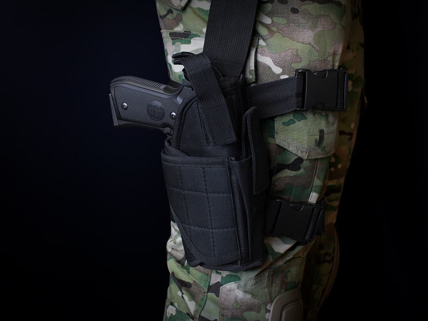 MILITARY-BASE(ミリタリーベース)トルネードタクティカル レッグホルスター(右) [カラー：BANCHEE / MC]