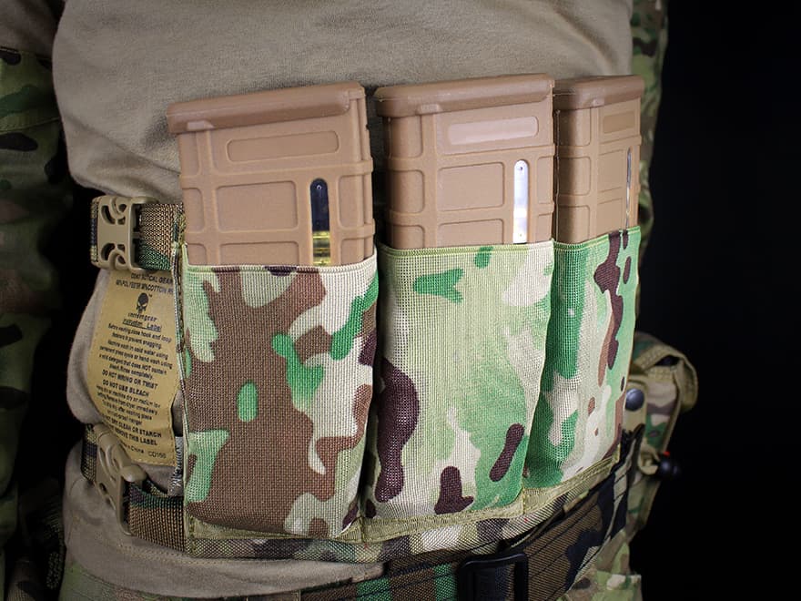 MILITARY BASE クイック ドロウ M4 シックスパック マガジンポーチ [カラー：BK / ACU / MC]