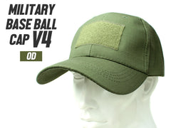 ミリタリー ベースボールキャップ V4 [カラー：TAN / OD / TYPHON / MANDRAKE]