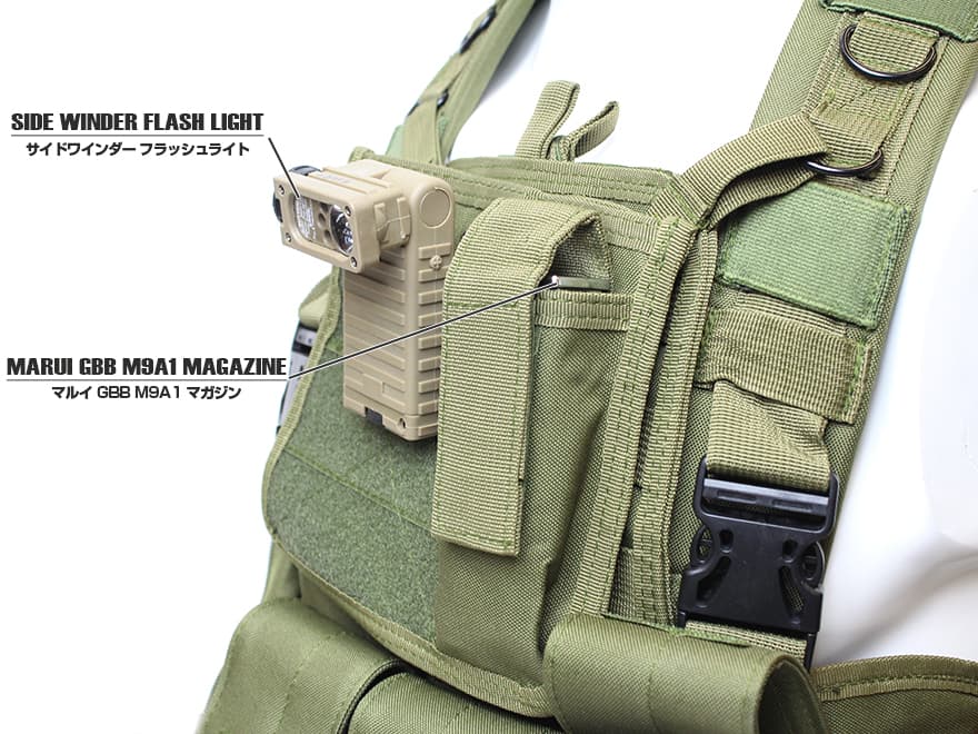 マルイMWS Mk12仕様(チェストリグ、bolleゴーグル付)