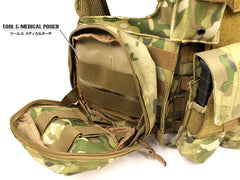 MILITARY BASE ヘビーデューティ タクティカルプレートキャリア [カラー：BK / LMC / OD / ACU]
