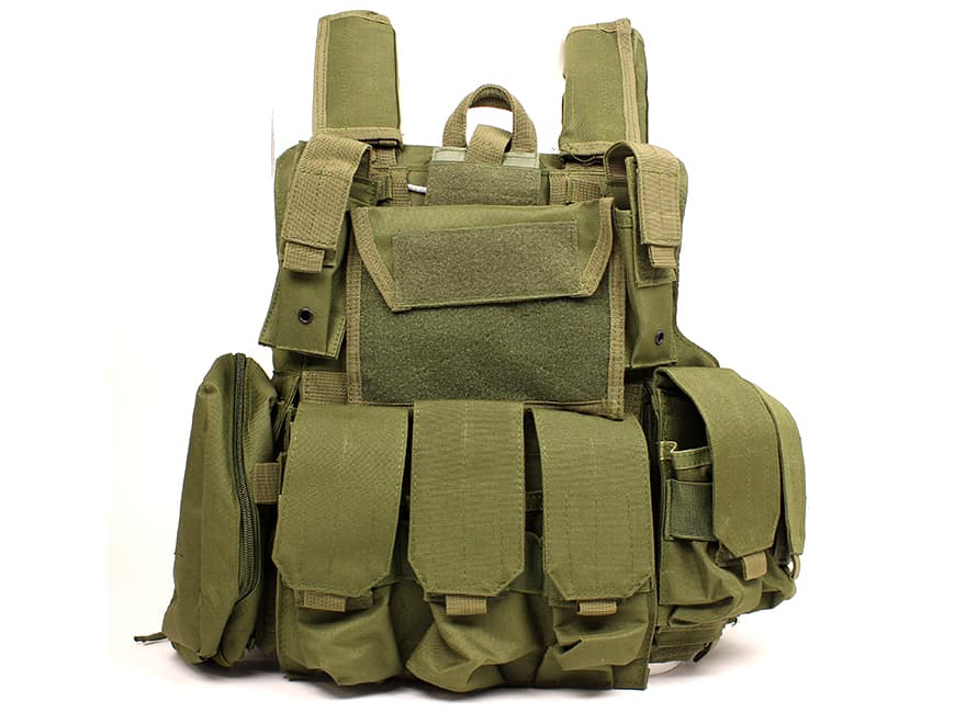 MILITARY BASE ヘビーデューティ タクティカルプレートキャリア [カラー：BK / LMC / OD / ACU]