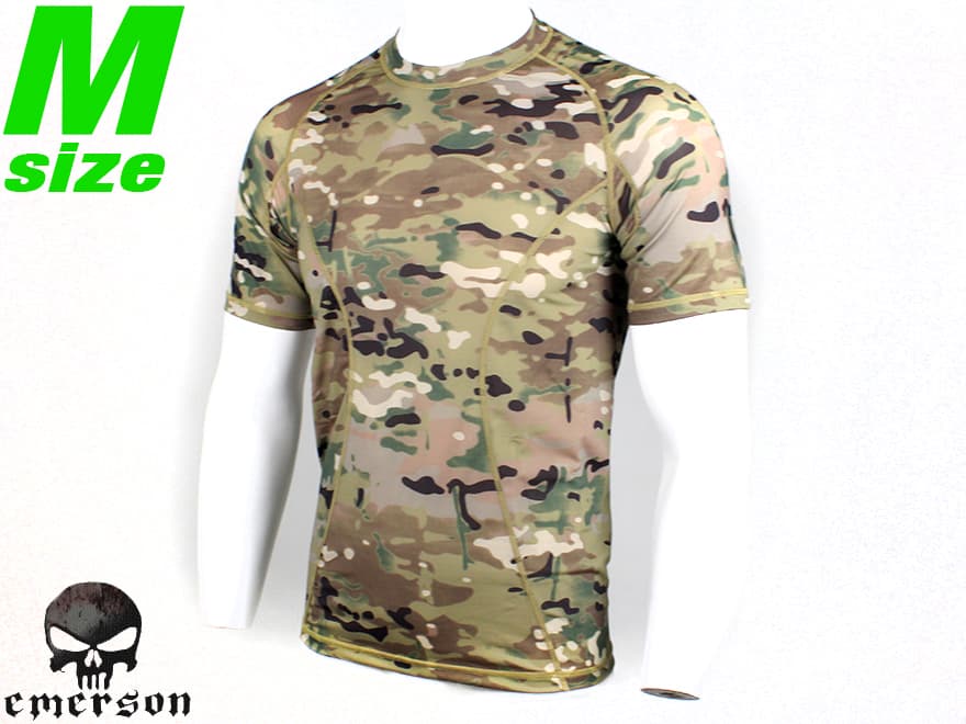 EMERSON GEAR タイトフィット コンバット T-シャツ V1 [サイズ：Mサイズ / Lサイズ] [カラー：A-TACS / MC]