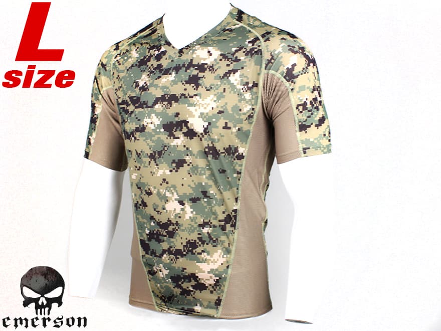 EMERSON GEAR タイトフィット コンバット T-シャツ V2 [サイズ：Sサイズ / Mサイズ / Lサイズ] [カラー：AOR1 / AOR2 / MC]