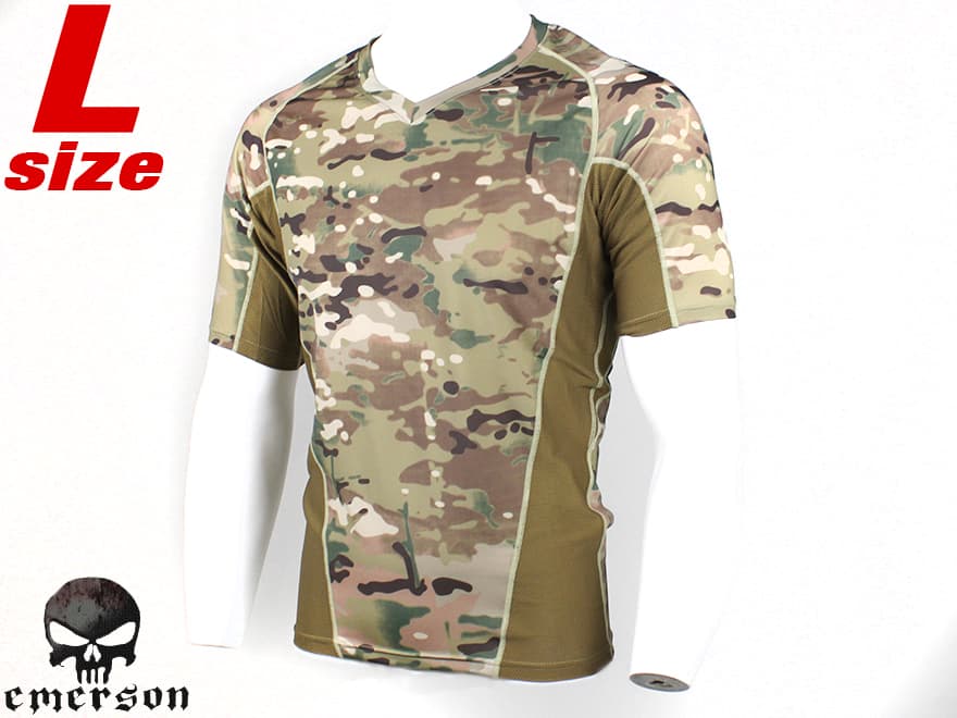 EMERSON GEAR タイトフィット コンバット T-シャツ V2 [サイズ：Sサイズ / Mサイズ / Lサイズ] [カラー：AOR1 / AOR2 / MC]