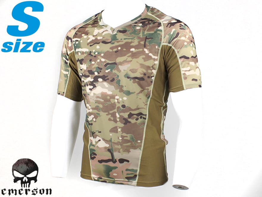 EMERSON GEAR タイトフィット コンバット T-シャツ V2 [サイズ：Sサイズ / Mサイズ / Lサイズ] [カラー：AOR1 / AOR2 / MC]