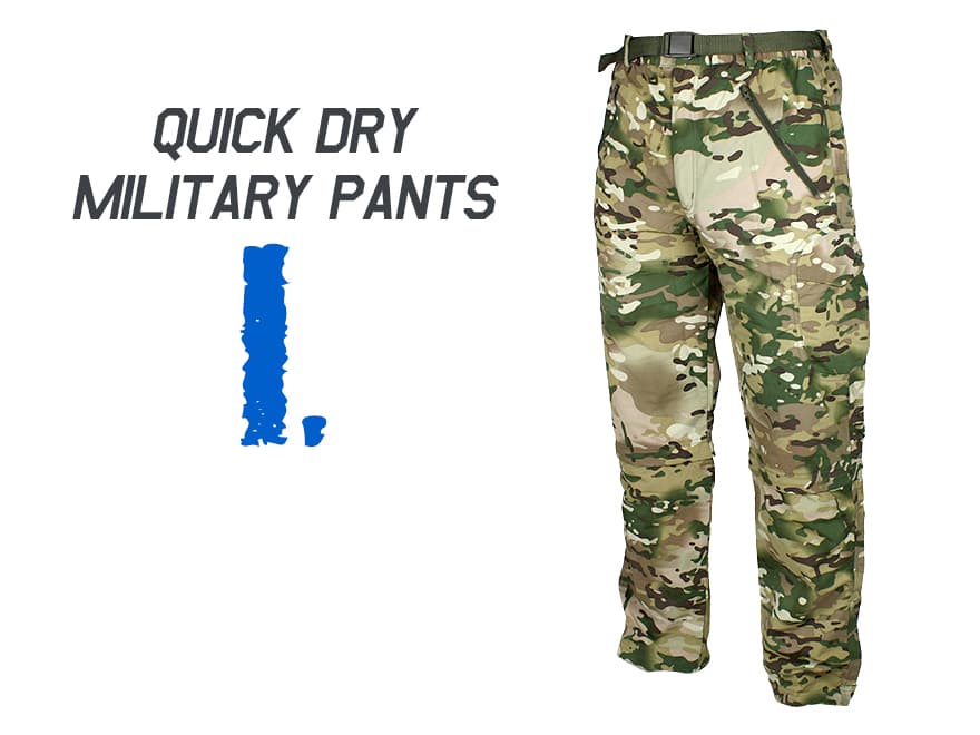 MILITARY BASE クイックドライ ミリタリーパンツ[サイズ：Sサイズ / Mサイズ / Lサイズ] [カラー：BK / MC]