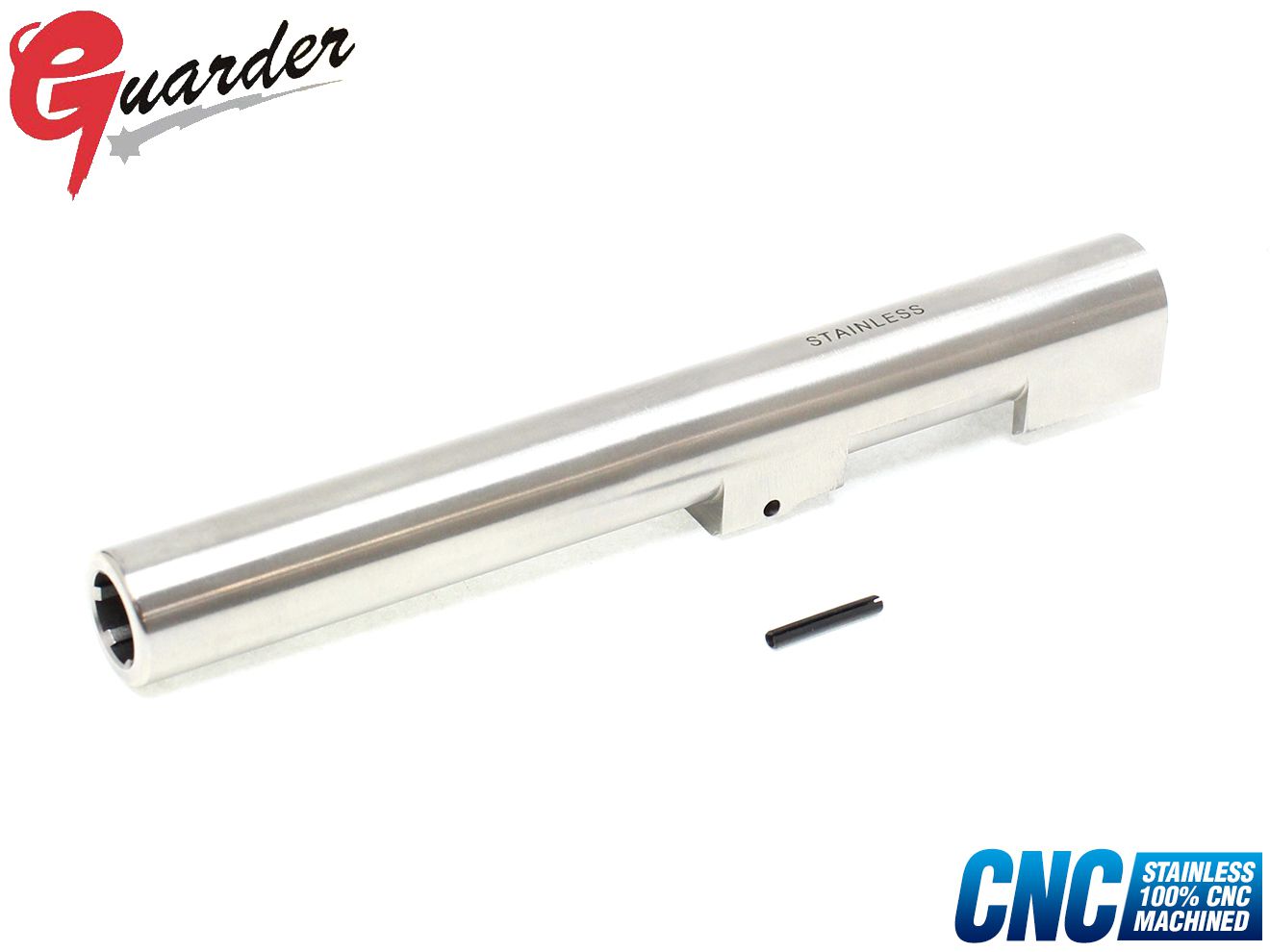 マルイ M9/M92F スチール外部バレル ダークグレー GUARDER アウターバレル マルイM92F・KJ WORKS M9 / M92F用