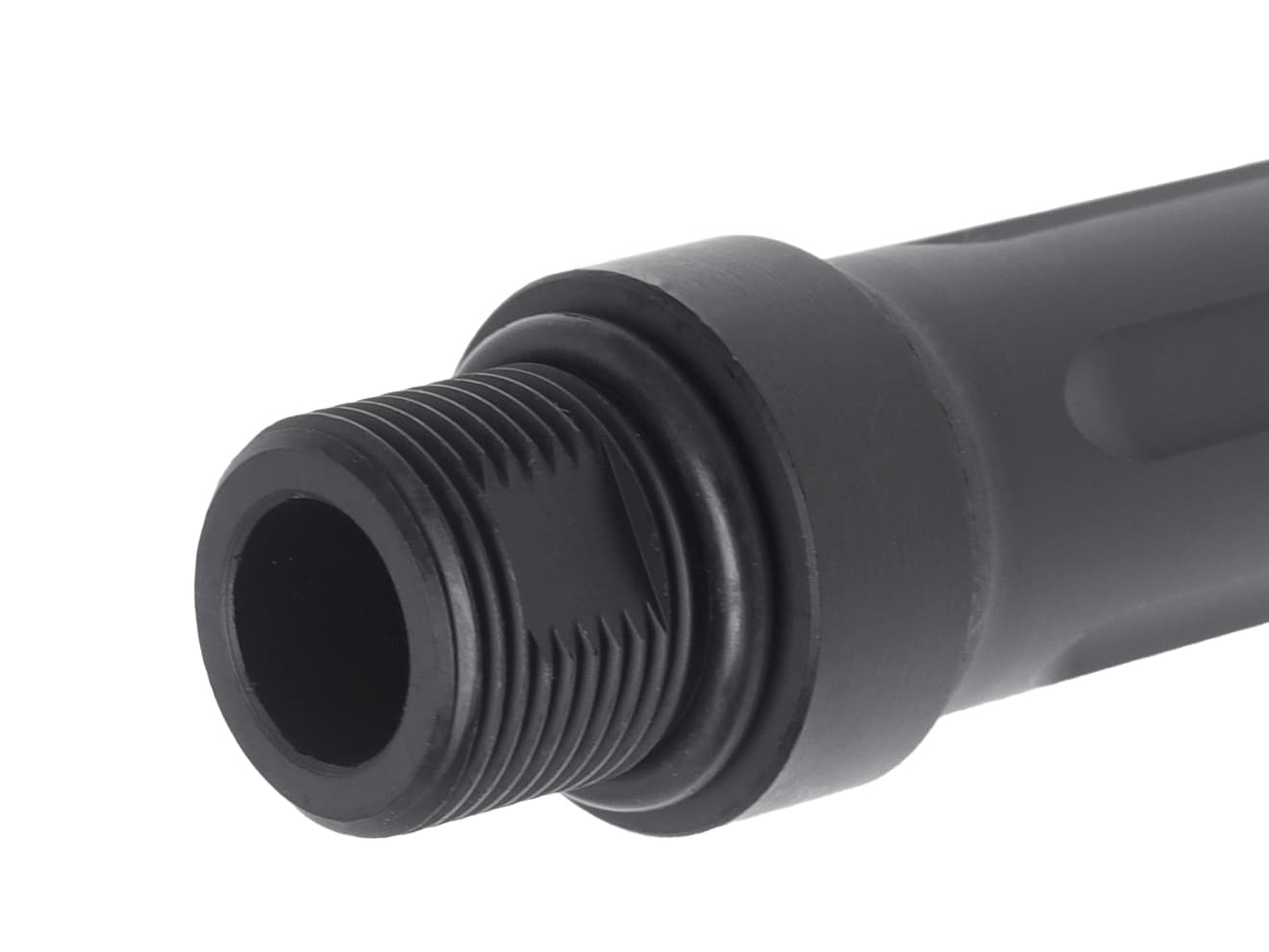 Maple Leaf アルミCNC アウターバレル エクステンション 14mm逆ネジ [長さ：2インチ / 3.9インチ / 5.1インチ]